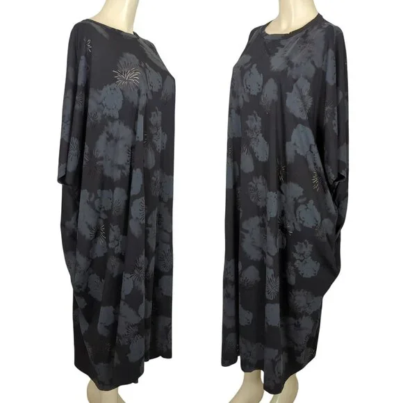 TOV Los Angeles Black Gray 42 sz 12Dress Kaftan Maxi Boho Dress